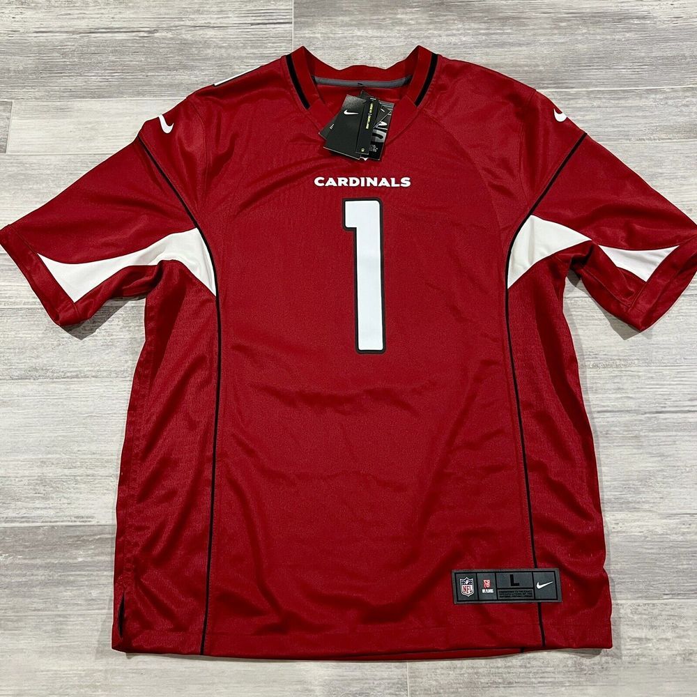 Men's Size Large Nike Arizona Cardinals Kyler Murray On Field Jersey Red NFL